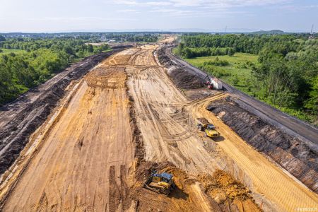 S1 - Kosztowy-Bieruń. Nowe zdjęcia z postępu prac! 